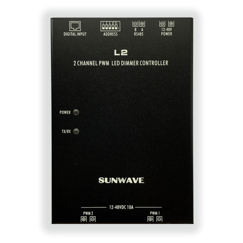 L2 2Ch DC PWM LED節能照明調光控制器